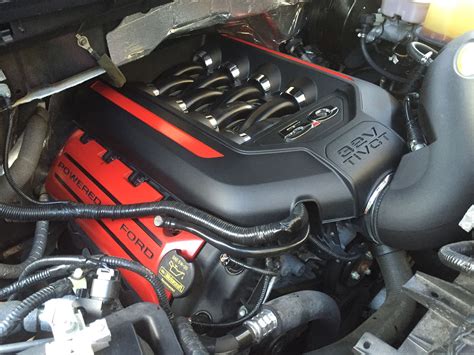 mustang 5.0 engine cover on f150